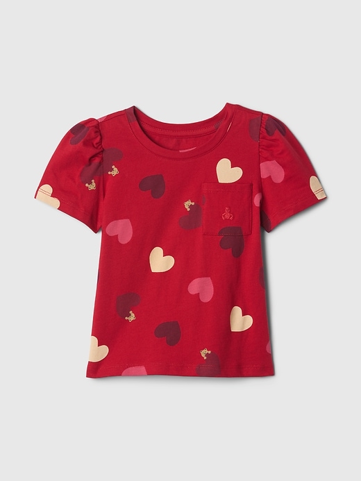 Image number 1 showing, babyGap Mix and Match Puff Sleeve Pocket T-Shirt