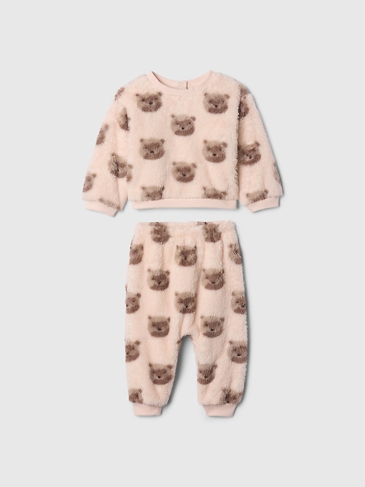 Image number 1 showing, Baby Sherpa Brannan Bear Outfit Set