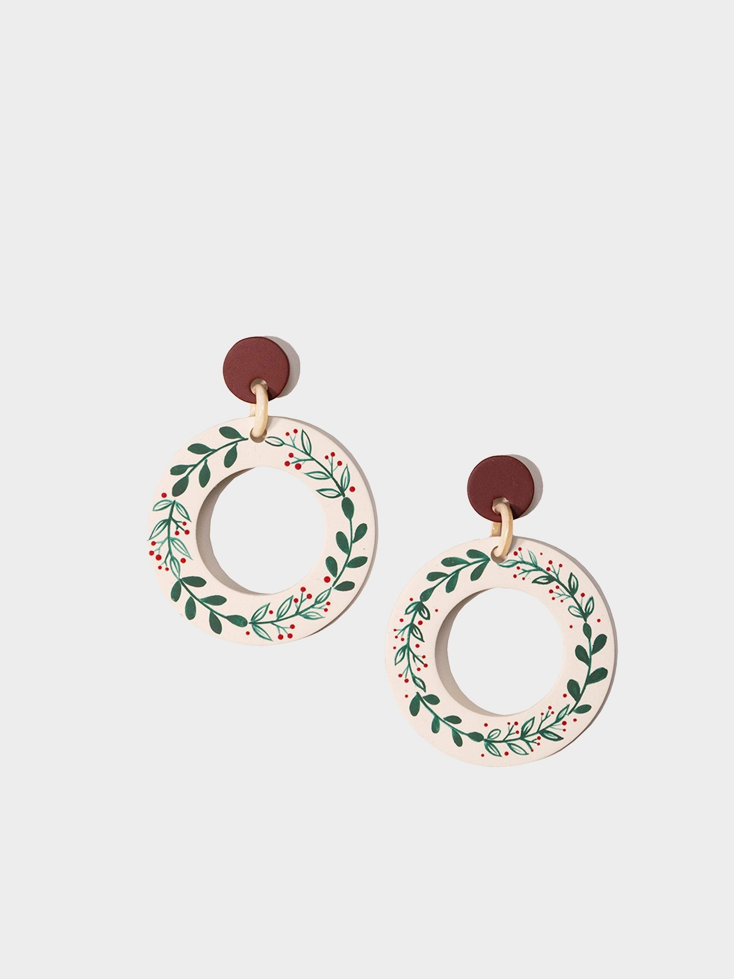 Wreath Dangle Earrings