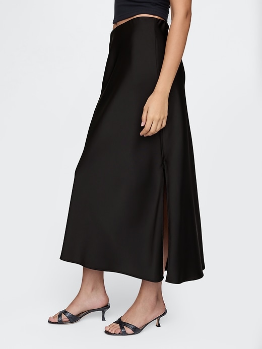 Image number 3 showing, Satin Maxi Skirt