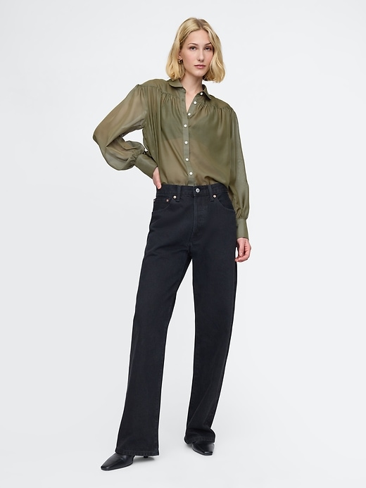 Image number 3 showing, Oversized Sheer Shirt