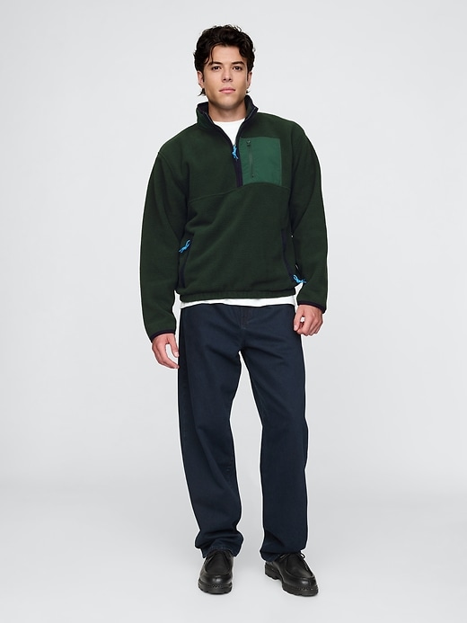 Image number 3 showing, Sherpa Half-Zip Pullover