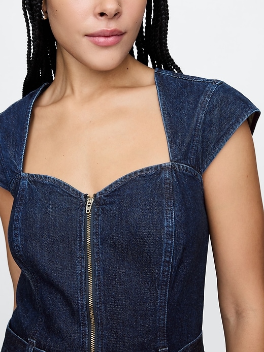 Image number 4 showing, Denim Jumpsuit