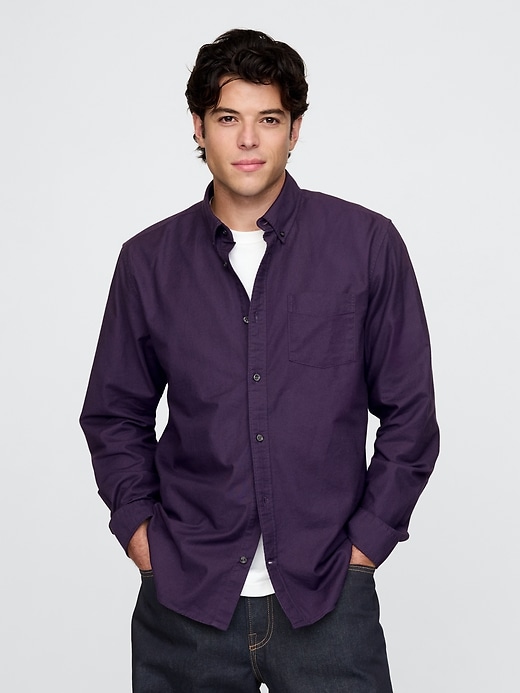 Image number 1 showing, Classic Oxford Shirt in Standard Fit