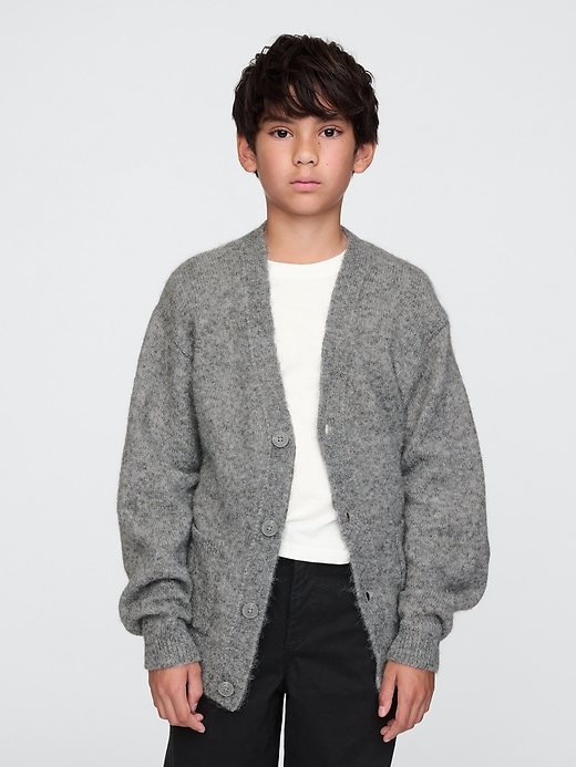 Image number 1 showing, Kids Brushed Cardigan