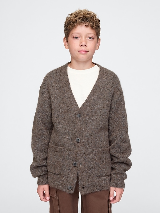 Image number 1 showing, Kids Brushed Cardigan