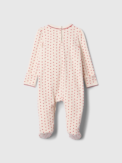 Image number 2 showing, Baby Softspun Footed One-Piece