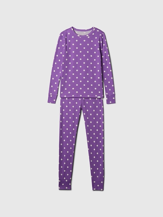 Image number 1 showing, Kids Organic Brushed Cotton PJ Set