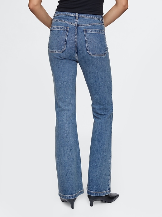 Image number 4 showing, High Rise Curvy &#39;70s Flare Jeans