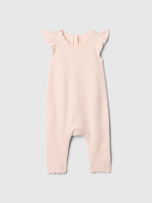 Image number 1 showing, Baby Ruffle Sweater One-Piece