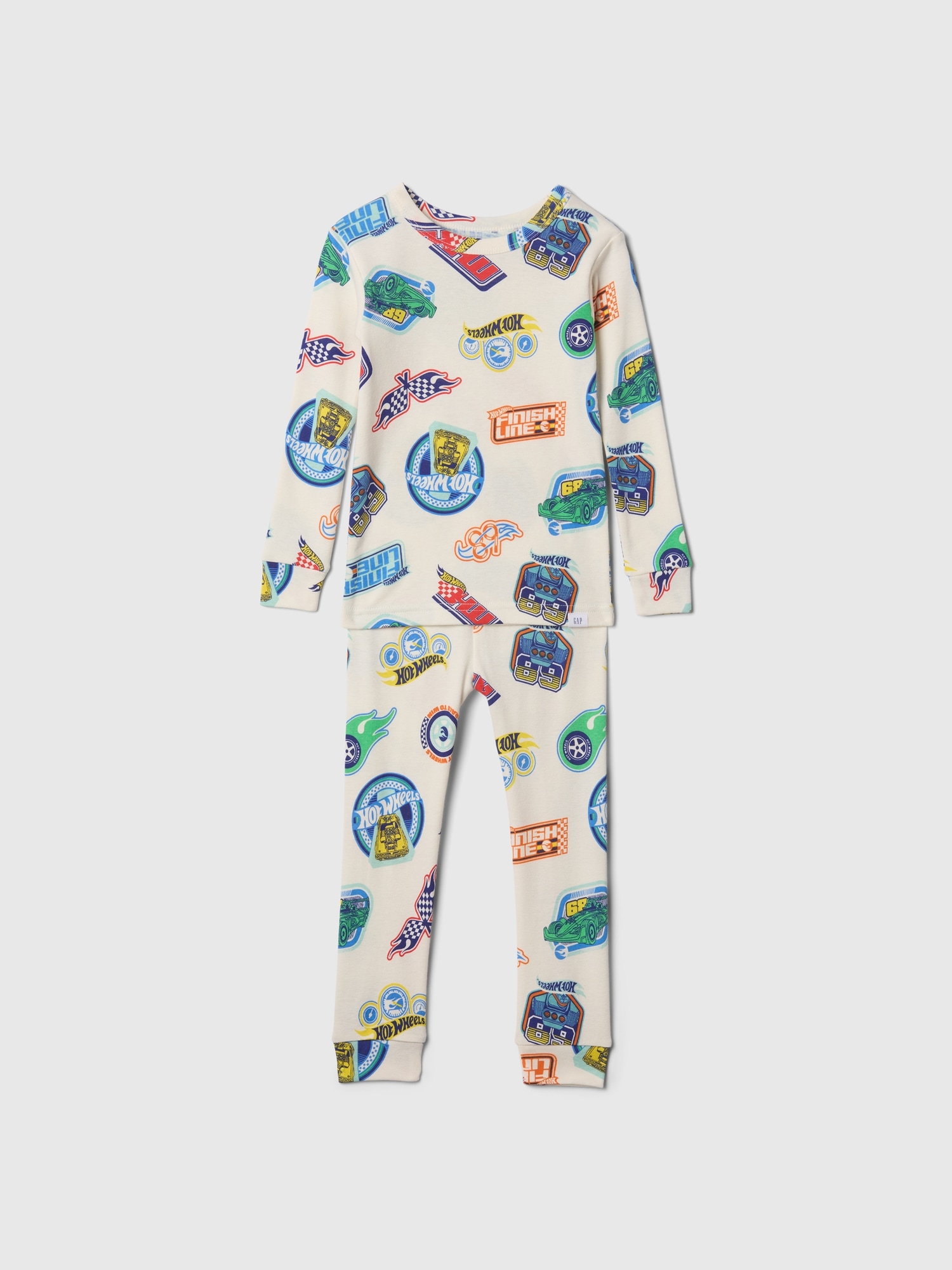 Baby & Toddler Organic Brushed Cotton Hot Wheels PJ Set