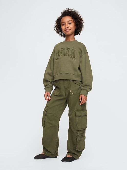 Image number 1 showing, Gap × Cult Gaia Kids Cargo Barrel Pants