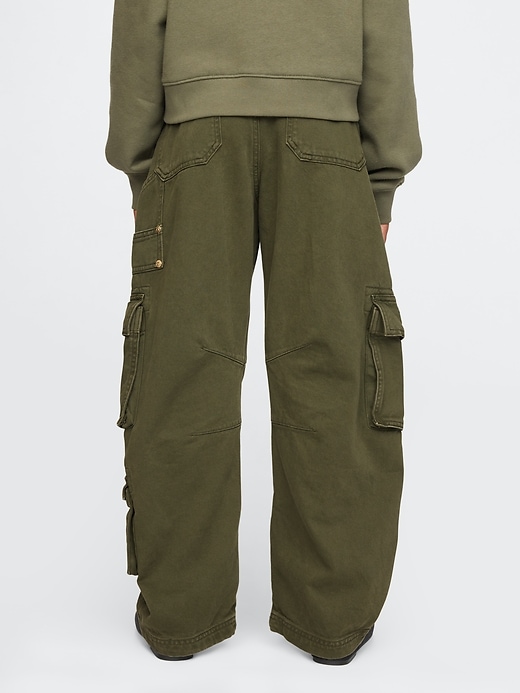 Image number 3 showing, Gap × Cult Gaia Kids Cargo Barrel Pants