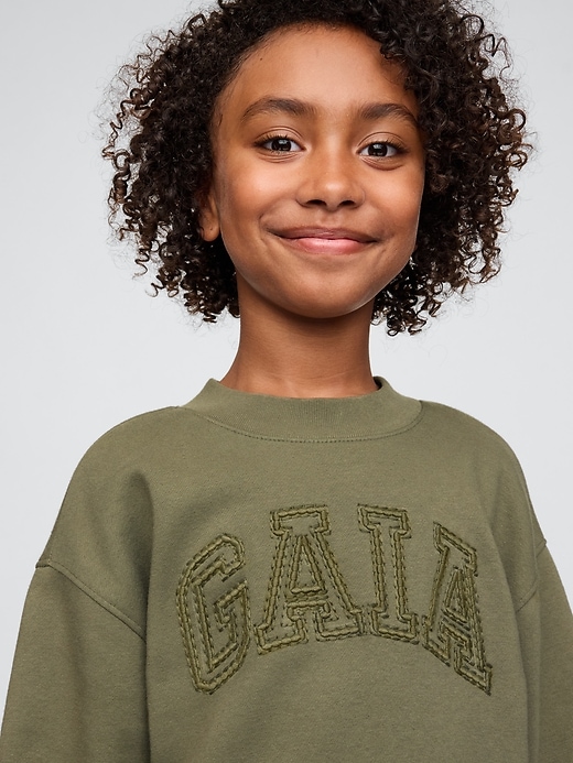 Image number 2 showing, Gap × Cult Gaia Kids Vintage Soft Logo Sweatshirt