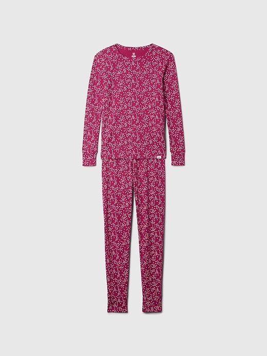 Image number 1 showing, Kids Organic Brushed Cotton PJ Set