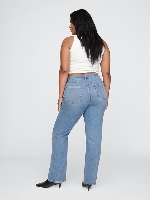 Image number 6 showing, Curvy High Rise '90s Straight Jeans