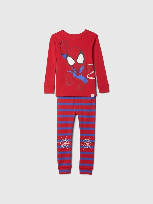 Image number 1 showing, Baby &amp; Toddler Marvel Organic Brushed Cotton PJ Set