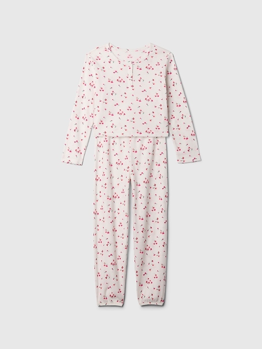 Image number 1 showing, Kids Recycled Waffle PJ Set