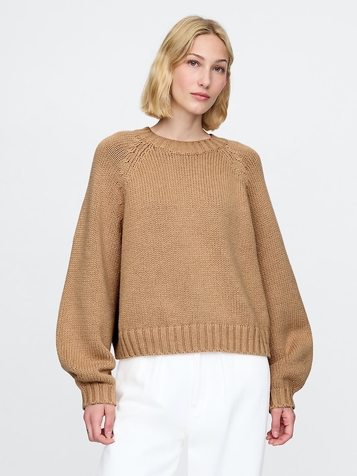 Image number 1 showing, Relaxed Crewneck Sweater