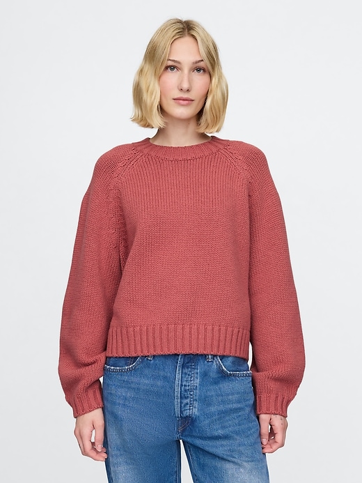 Image number 1 showing, Relaxed Crewneck Sweater