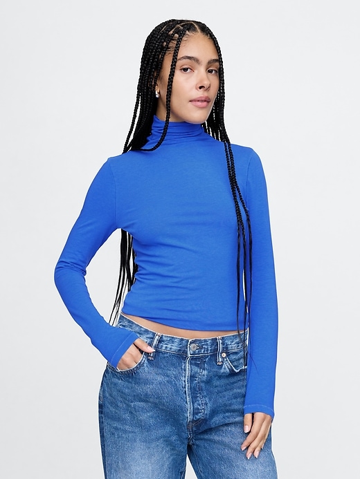 Image number 1 showing, Featherweight Turtleneck