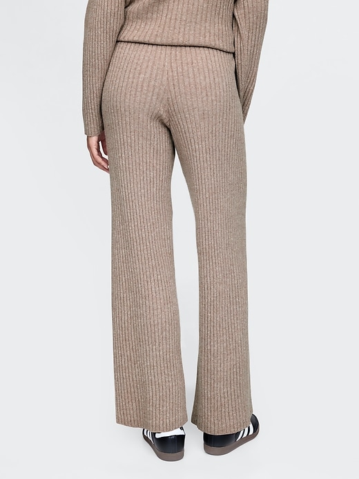 Image number 4 showing, CashSoft Wide Rib Sweater Pants