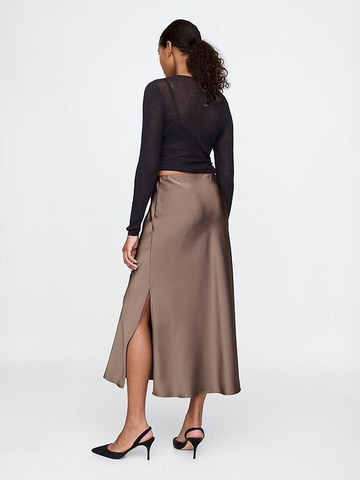 Image number 2 showing, Satin Maxi Skirt