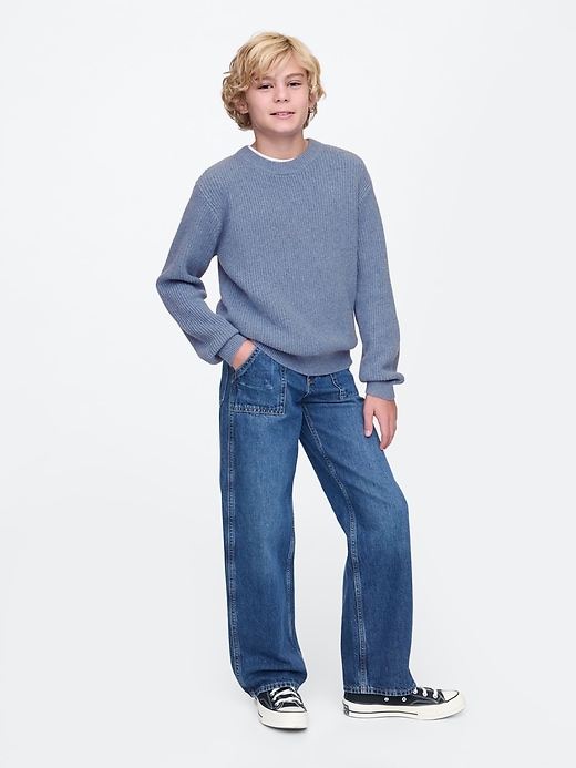 Image number 3 showing, CashSoft Rib Crewneck Sweater