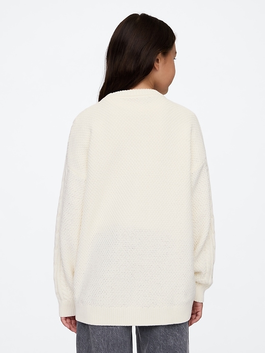 Image number 2 showing, Kids Oversized Tunic Sweater