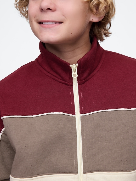 Image number 4 showing, Kids VintageSoft Colorblock Track Jacket