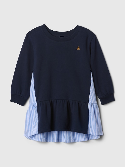 Image number 1 showing, babyGap 2-in-1 Vintage Soft Sweatshirt Dress