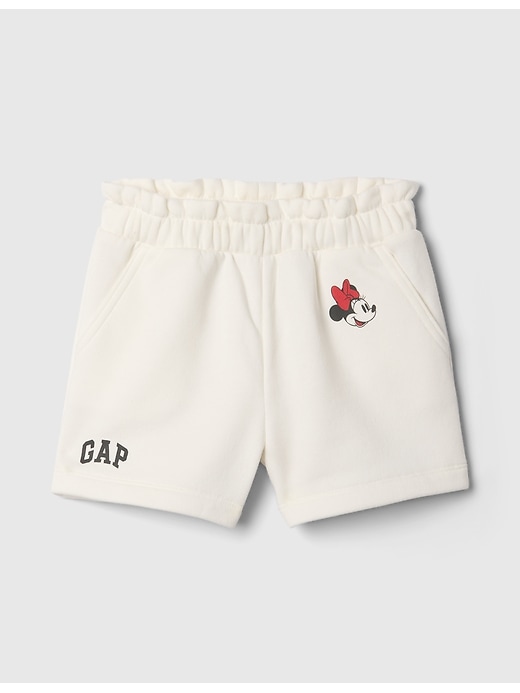 Image number 1 showing, Gap × Disney Baby Vintage Soft Minnie Mouse Sweat Shorts