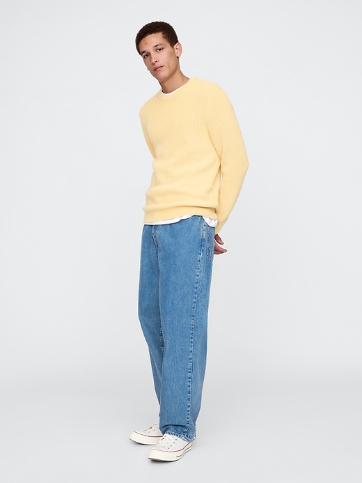 Image number 3 showing, Shaker-Stitch Crewneck Sweater