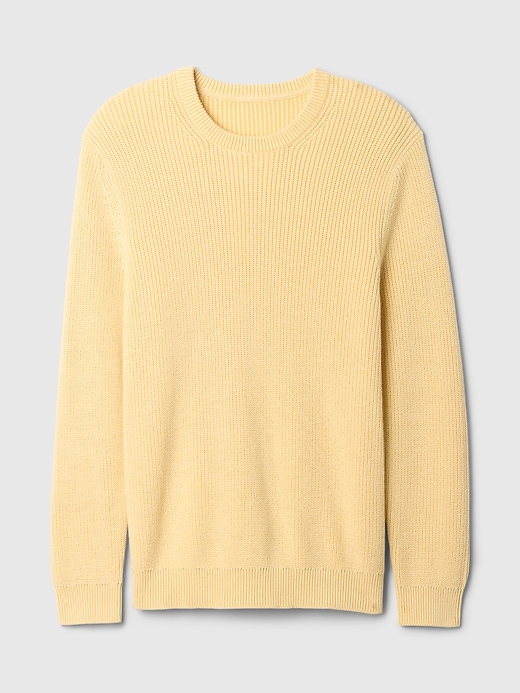 Image number 5 showing, Shaker-Stitch Crewneck Sweater