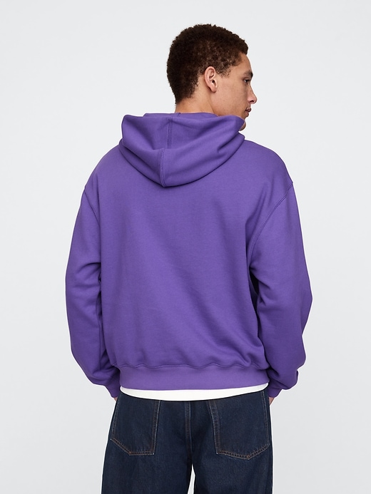 Image number 2 showing, Oversized Chenille Logo Hoodie