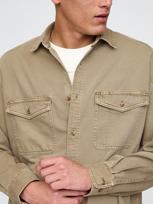 Image number 4 showing, UltraSoft Denim Big Shirt