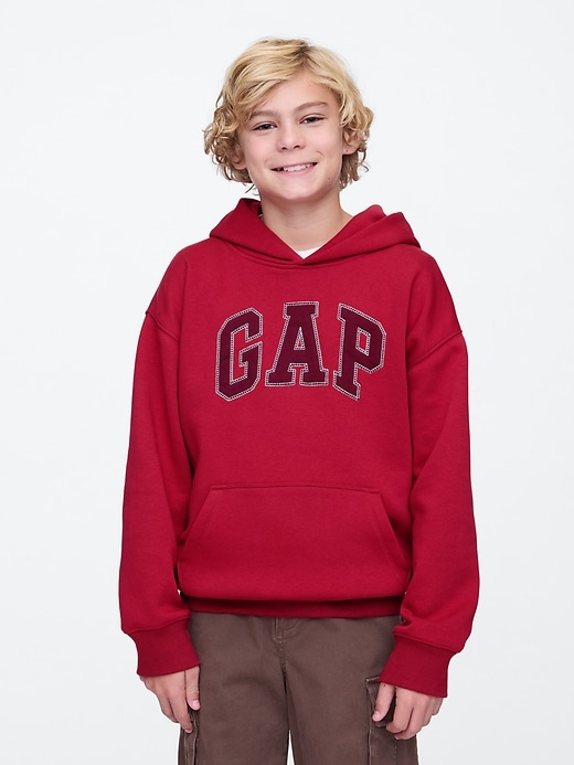 Image number 1 showing, Kids Vintage Soft Textured Logo Hoodie