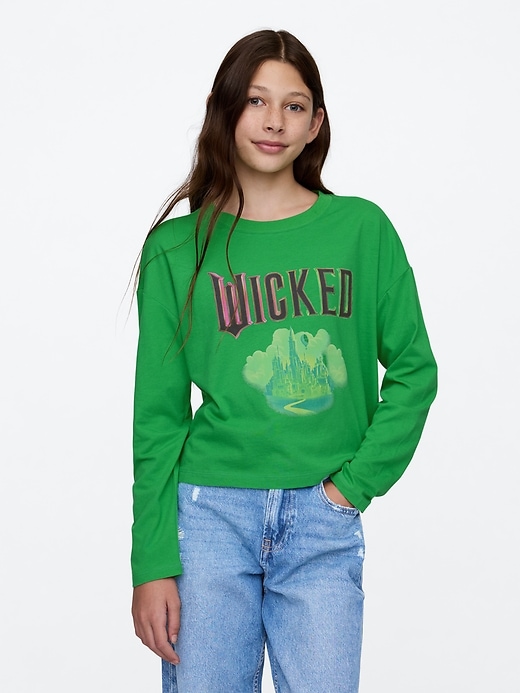 Image number 1 showing, Kids Wicked Oversized Graphic T-Shirt