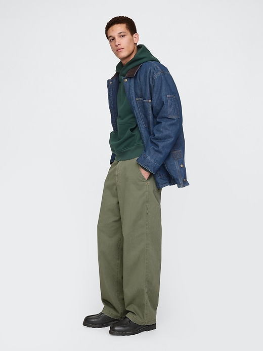 Image number 1 showing, Twill Utility Khakis