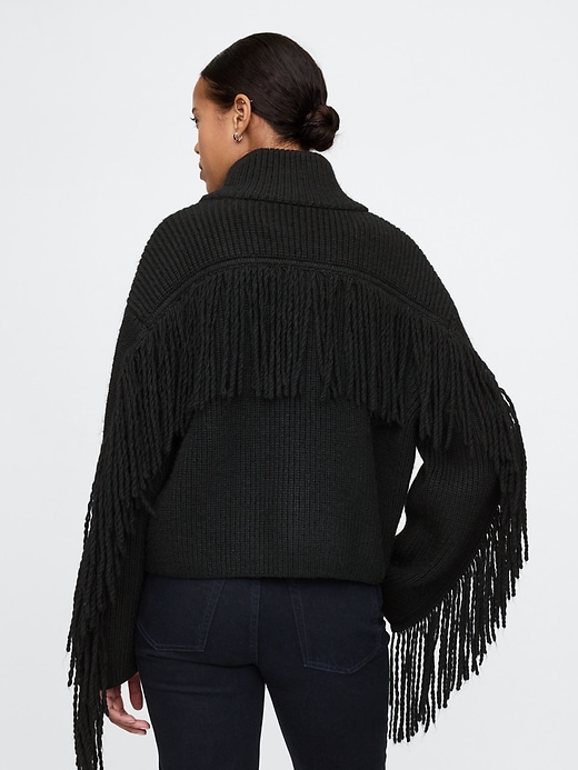 Image number 2 showing, Fringe Zip Cardigan