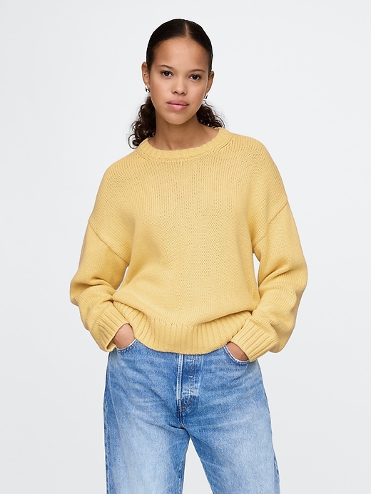 Image number 1 showing, Relaxed Crewneck Sweater