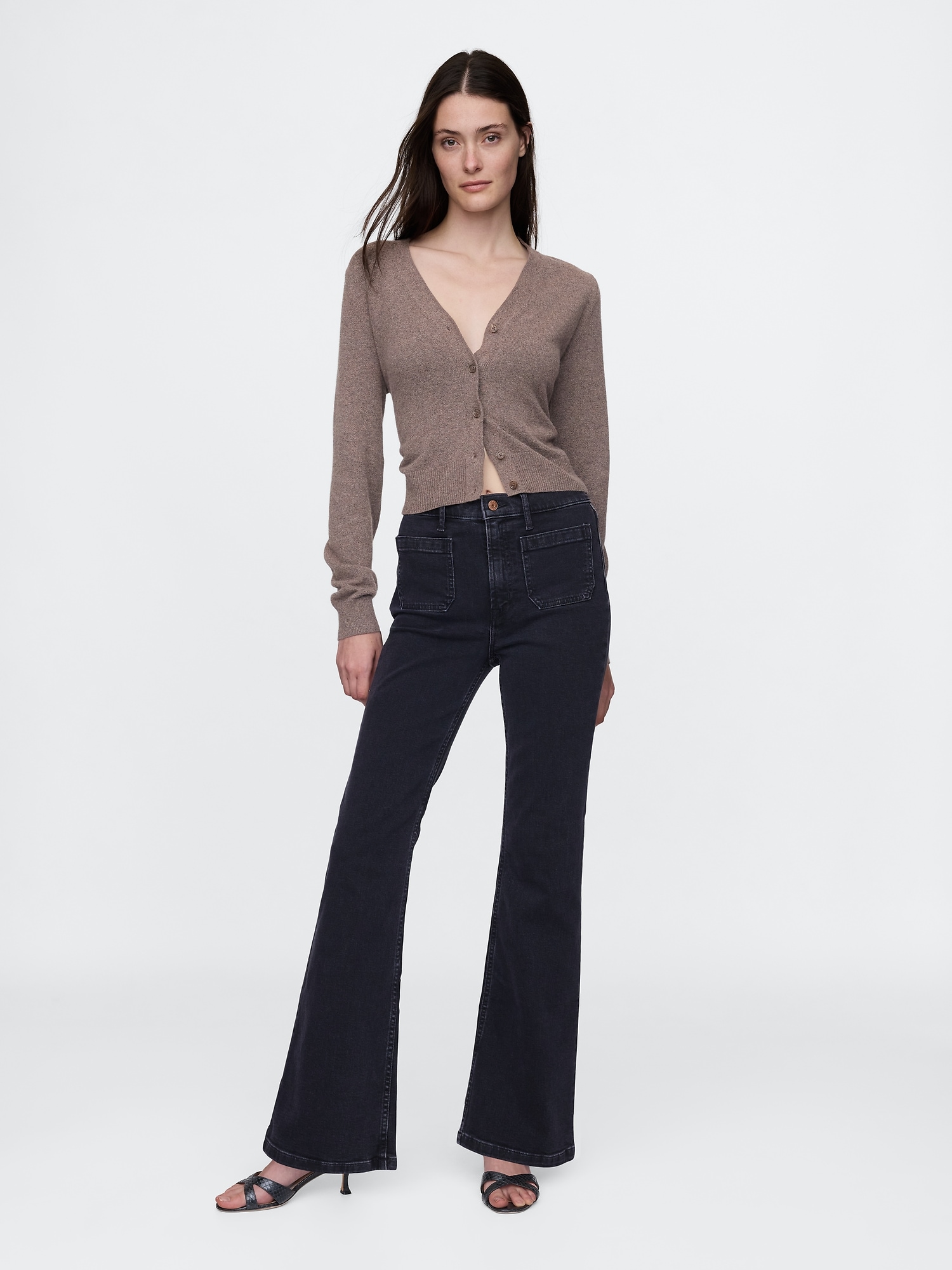 High Rise '70s Flare Jeans