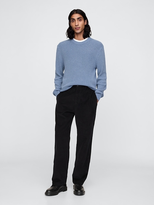 Image number 3 showing, Shaker-Stitch Crewneck Sweater