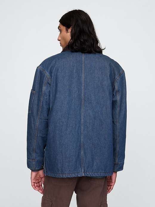 Image number 2 showing, Lined Denim Utility Jacket