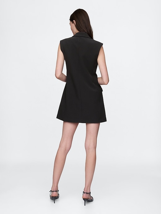 Image number 2 showing, BiStretch Double-Breasted Blazer Mini Dress