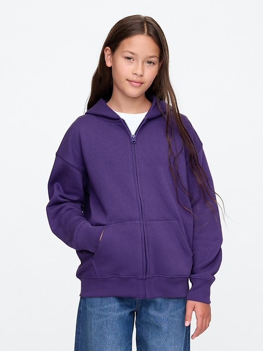 Image number 4 showing, Kids Vintage Soft Zip Hoodie