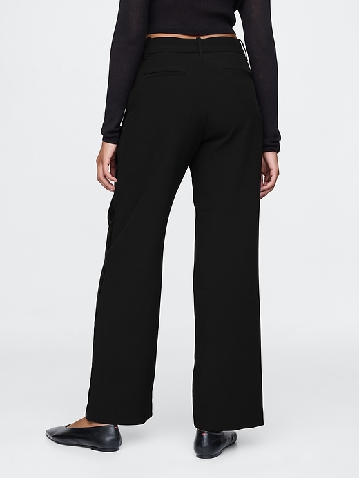 Image number 4 showing, 365 Mid Rise Satin-Trim Trousers