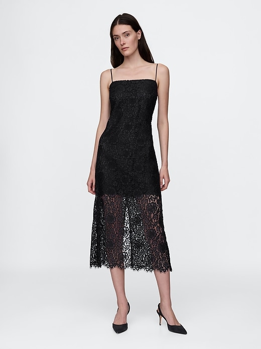 Image number 1 showing, Lace Midi Dress