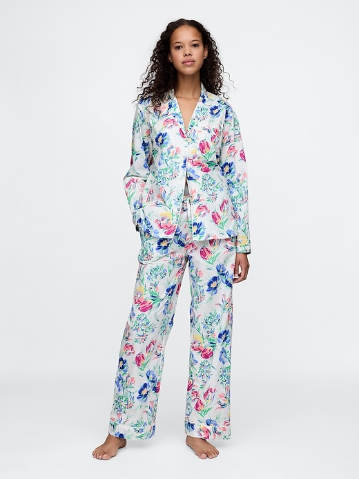 Image number 1 showing, Poplin PJ Pants