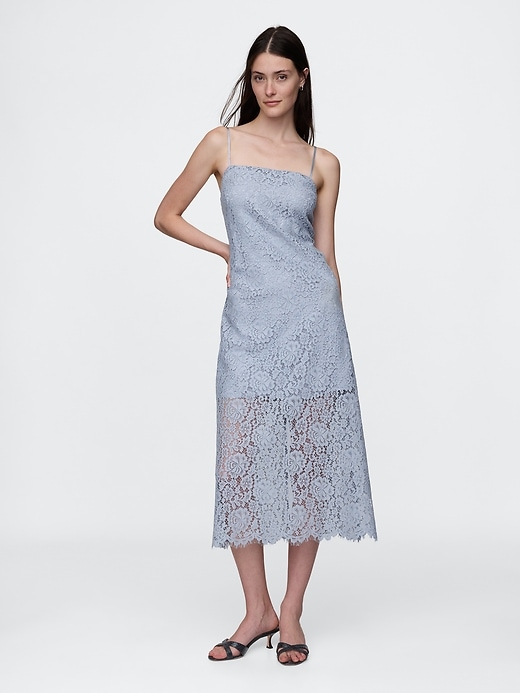 Image number 1 showing, Lace Midi Dress